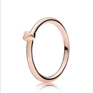 Puzzle Heart Ring, PANDORA Rose